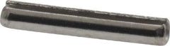 Made in USA - 1/8" Diam x 3/4" Long Slotted Spring Pin - Grade 18-8 Stainless Steel - Eagle Tool & Supply
