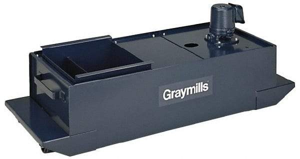 Graymills - 21 Gallon Tank Capacity, Coolant Pump - 44" Tank Length x 16" Tank Width x 9-3/4" Tank Height - Eagle Tool & Supply