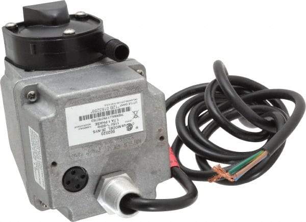 Little Giant Pumps - 1/40 HP, 5.1 psi, Aluminum Miniature Submersible Pump - 1/4 Inch MNPT Outlet, 6 Ft. Long Power Cord, 1.7 Amp - Eagle Tool & Supply