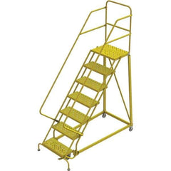 TRI-ARC - Rolling & Wall Mounted Ladders & Platforms Type: Stairway Slope Ladder Style: Forward Descent 50 Degree Incline - Eagle Tool & Supply