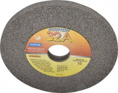 Norton - 60 Grit Aluminum Oxide Type 1 Internal Grinding Wheel - 4" Diam x 3/4" Hole x 1/4" Thick, 8,120 Max RPM, Type 1 Medium Grade, K Hardness, Vitrified Bond, No Recess - Eagle Tool & Supply