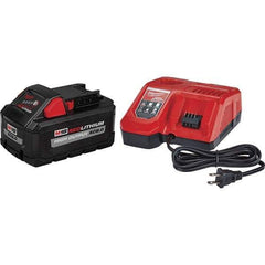 Milwaukee Tool - Power Tool Batteries Voltage: 18.00 Battery Chemistry: Lithium-Ion - Eagle Tool & Supply