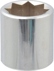 Proto - 1", 1/2" Drive, Standard Hand Socket - 8 Points, 1-3/4" OAL, Alloy Steel, Chrome Finish - Eagle Tool & Supply