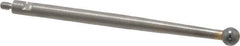 TESA Brown & Sharpe - 3mm Ball Diam, Carbide, Ball Test Indicator Contact Point - 1-7/16" Contact Point Length, Use with Brown & Sharpe BesTest 599 Series - Eagle Tool & Supply
