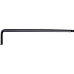 Hex Keys; End Type: Ball; Hex; Hex Size (Decimal Inch): 0.6700; Handle Type: L-Handle; Arm Style: Long; Short; Arm Length: 3.8977 in; Overall Length (Inch): 0; Overall Length (mm): 99.0000; Handle Color: Black; Overall Length Range: 3″ - 5.9″; Blade Lengt