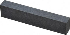 Norton - 3-1/2" Long x 3/4" Wide x 1/2" Thick, Silicon Carbide Sharpening Stone - Rectangle, Medium Grade - Eagle Tool & Supply