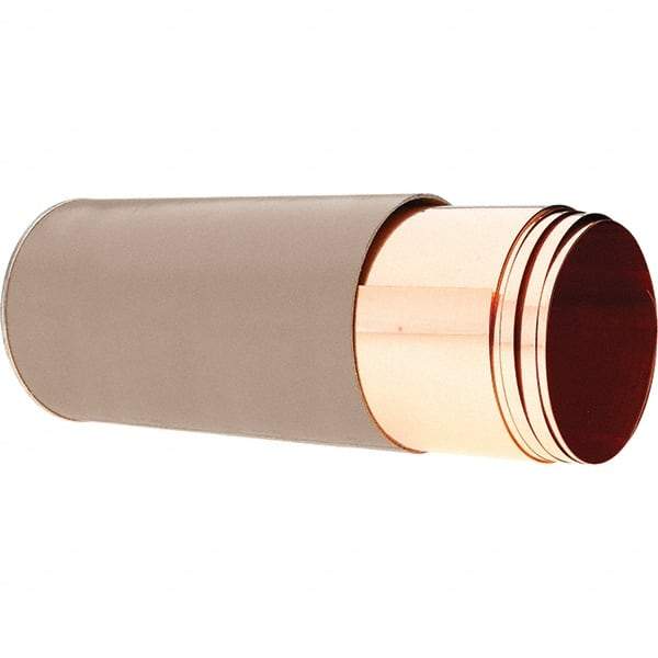 Precision Brand - 100 Inch Long x 6 Inch Wide x 0.005 Inch Thick, Roll Shim Stock - Copper - Eagle Tool & Supply