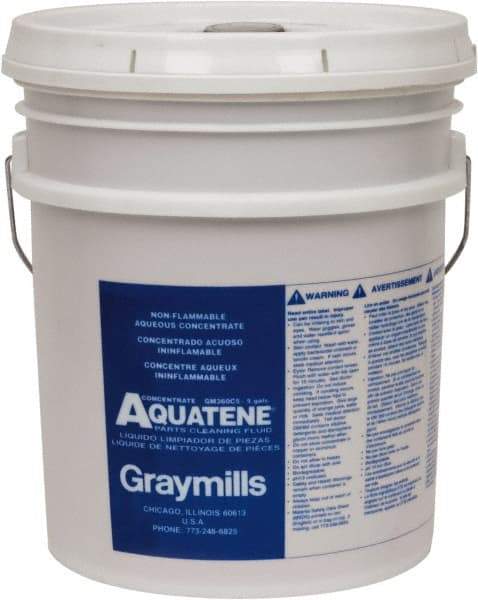 Graymills - 5 Gal Pail Parts Washer Fluid - Water-Based - Eagle Tool & Supply