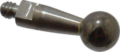 Mitutoyo - 3mm Ball Diam, Steel, Ball Test Indicator Contact Point - 9.2mm Contact Point Length, Use with Mitutoyo 513 Series Dial Test Indicators - Eagle Tool & Supply