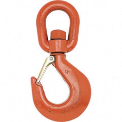 Campbell - Swivel Hoist Hooks Hook Size: #11 Load Limit (Ton): 11.00 - Eagle Tool & Supply