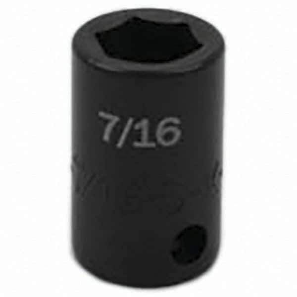 SK - Impact Socket - 3/8"DR 7/16" IMPACT SOCKET - Eagle Tool & Supply