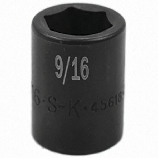 SK - Impact Socket - 3/8"DR 9/16" IMPACT SOCKET - Eagle Tool & Supply