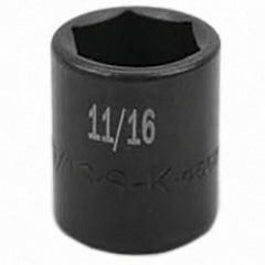 SK - Impact Socket - 3/8"DR 11/16" IMPACT SOCKET - Eagle Tool & Supply