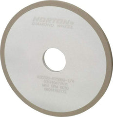 Norton - 6" Diam x 1-1/4" Hole x 1/4" Thick, 320 Grit Surface Grinding Wheel - Diamond, Type 1A1, Extra Fine Grade, Resinoid Bond - Eagle Tool & Supply
