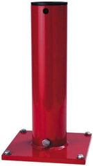 THERN - 8 Inches Long x 8 Inches Wide x 14.56 Inches Deep x 1/2 Inches Thick Davit Crane Pedestal/Socket Base - 7 Inches Distance Between Mounting Hole Centers, 0.41 Inches Hole Diameter, Enamel Finish - Eagle Tool & Supply
