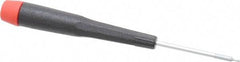Wiha - 0.89mm Precision Miniature Hex Driver - 1-9/16" Bade Length, Tapered Handle, 4-3/4" OAL - Eagle Tool & Supply