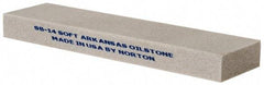 Norton - 4" Long x 1" Wide x 3/8" Thick, Novaculite Sharpening Stone - Rectangle, Extra Fine Grade - Eagle Tool & Supply