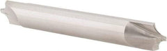 Value Collection - 1/8" Radius, 5/16" Mill Diam, 2 Flute Solid Carbide Corner Rounding End Mill - Double End, Uncoated, 2-1/2" OAL, 5/16" Shank Diam - Eagle Tool & Supply