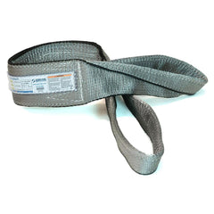 Slings & Tiedowns (Load-Rated); Sling Type: Eye & Eye; Length (Feet): 18; Vertical Capacity (Lb.): 11500; Choker Capacity (Lb.): 9200; Width (Inch): 4; Basket Capacity (Lb.): 23000; Eye Type: Twisted Eye; Sling Material: Polyester; Sling Width: 4 in; Eye