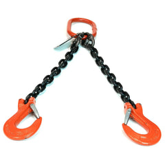 Slings & Tiedowns (Load-Rated); Sling Type: Chain; Length (Feet): 16; Vertical Capacity (Lb.): 4700; Choker Capacity (Lb.): 3800; Width (Inch): 0; Basket Capacity (Lb.): 2700; Eye Type: Large Eye; Chain Sling Type: DOS; Sling Material: Steel; Sling Width: