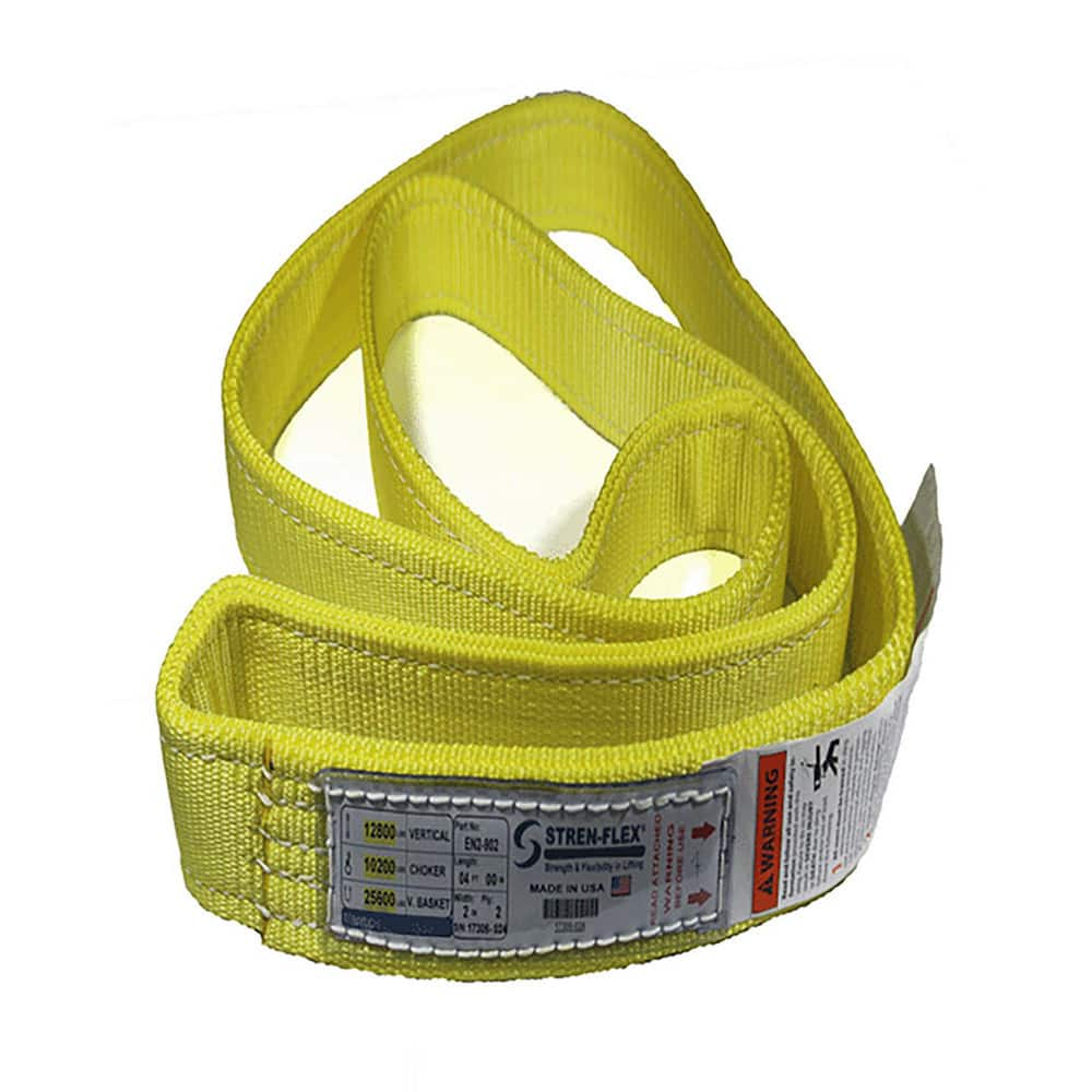 Slings & Tiedowns (Load-Rated); Sling Type: Endless; Length (Feet): 16; Vertical Capacity (Lb.): 9400; Choker Capacity (Lb.): 7520; Width (Inch): 3; Basket Capacity (Lb.): 18800; Eye Type: No Eye; Sling Material: Nylon; Sling Width: 3 in; Number Of Plies: