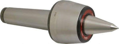 Rohm - MT5 Taper Shank, 3.543" Head Diam 1,200 Lb Capacity Live Center - 3,000 Max RPM, 2.764" Head Length, 1.5748" Point Diam, 2.559" Point Len, 2,640 Lb Max Workpc, 10.478" OAL, Long Point - Eagle Tool & Supply