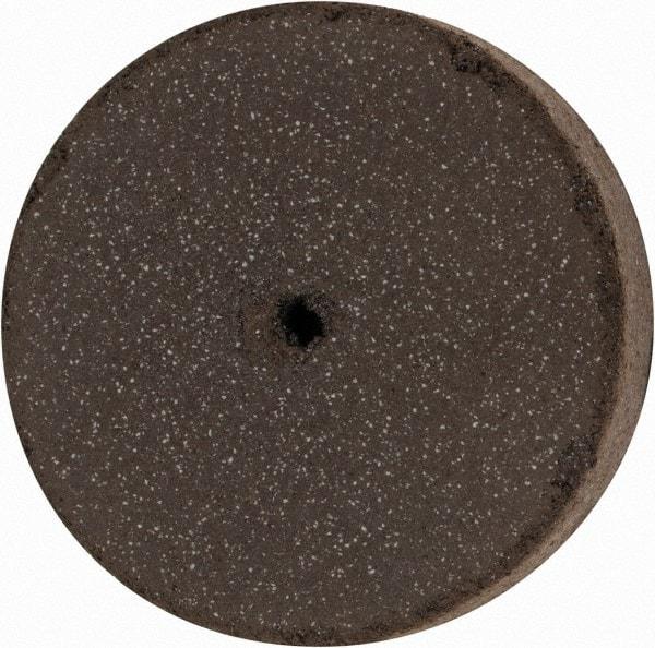 Cratex - 1" Diam x 1/16" Hole x 1/4" Thick, Surface Grinding Wheel - Silicon Carbide, Medium Grade, 25,000 Max RPM, Rubber Bond, No Recess - Eagle Tool & Supply