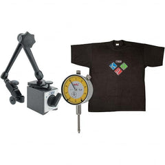 Noga - Magnetic Indicator Bases Base Length (mm): 60.00 Base Width (mm): 50.00 - Eagle Tool & Supply