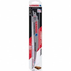 Lenox - Reciprocating Saw Blades Blade Material: Carbide Blade Length (Inch): 9 - Eagle Tool & Supply