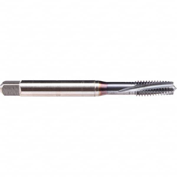 Emuge - #12-28 UNF 3B 3 Flute TiCN Finish Cobalt Spiral Point Tap - Eagle Tool & Supply