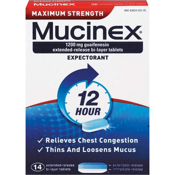 Mucinex - Medi-First Pain Relief Tablets - Cold & Allergy Relief - Eagle Tool & Supply