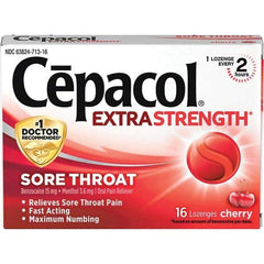 Cepacol - Cherry Flavor Cough Drop Lozenges - Sore Throat Relief - Eagle Tool & Supply