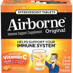 Airborne - Orange Flavor Immune Support Tablets - Vitamins/Supplements - Eagle Tool & Supply