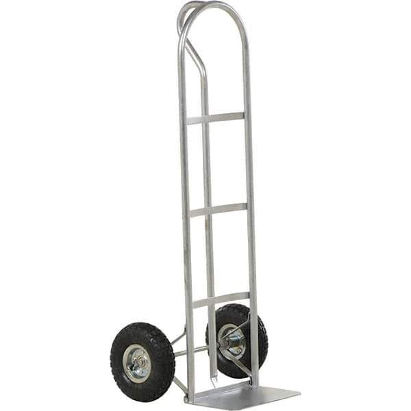 Vestil - 500 Lb Capacity 52" OAH Hand Truck - P Handle, Steel, Pneumatic Wheels - Eagle Tool & Supply