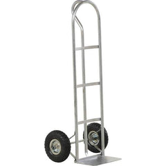 Vestil - 500 Lb Capacity 52" OAH Hand Truck - P Handle, Steel, Pneumatic Wheels - Eagle Tool & Supply