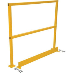 Vestil - 4" Long x 42" High, Steel Square Handrails - Eagle Tool & Supply