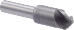M.A. Ford - 3/8" Head Diam, 1/4" Shank Diam, 3 Flute 100° High Speed Steel Countersink - Eagle Tool & Supply