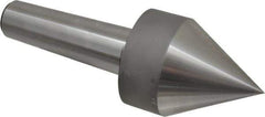 Riten - MT5 Taper Shank, Live Center - 1,500 Max RPM, 3-1/2" Point Diam, 4-15/16" Point Len, 1,500 Lb Max Workpc, 4-29/32" OAL, Pipe Nose Point - Eagle Tool & Supply