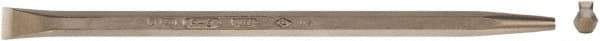 Ampco - 18" OAL Pinch Bar - 1" Wide, Aluminum Bronze - Eagle Tool & Supply