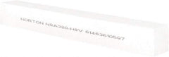 Norton - 320 Grit Aluminum Oxide Square Dressing Stick - 8 x 1 x 1, Extra Fine Grade, Vitrified Bond - Eagle Tool & Supply