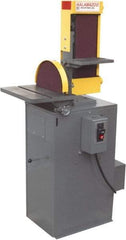 Kalamazoo - 48" Long x 6" Wide Belt, 12" Diam, Combination Sanding Machine - 3 hp, Triple Phase - Eagle Tool & Supply