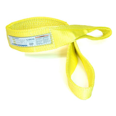 Slings & Tiedowns (Load-Rated); Sling Type: Eye & Eye; Length (Feet): 14; Vertical Capacity (Lb.): 8900; Choker Capacity (Lb.): 7200; Width (Inch): 3; Basket Capacity (Lb.): 17800; Eye Type: Flat Eye; Sling Material: Nylon; Sling Width: 3 in; Eye Length: