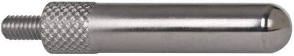 Mitutoyo - M2.5x0.45, 5mm Ball Diam, Carbide Shell Contact Point - 25mm Contact Point Length, Use with AGD 1,2,3,4 - Eagle Tool & Supply