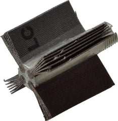 Merit Abrasives - 120 Grit, Coated, Aluminum Oxide Bore Polisher - Fine Grade, 22,000 RPM, Polishes Bores with 1 to 1-1/2" Diam - Eagle Tool & Supply
