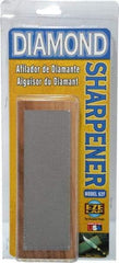 Eze Lap - 6" Long x 2" Wide Diam ond Sharpening Stone - Flat, 600 Grit, Fine Grade - Eagle Tool & Supply
