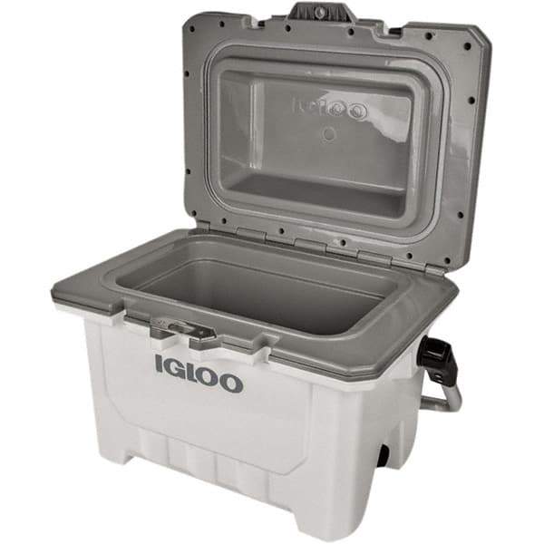 Igloo - 24 Qt Ice Chest - HDPE, White - Eagle Tool & Supply