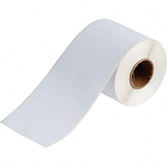 Brady - 4" Wide, White Polyester Inkjet Label - For BradyJet J2000 - Eagle Tool & Supply