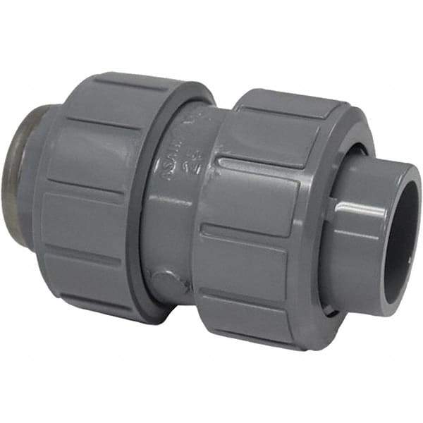 Asahi/America - 3/4" CPVC Check Valve - True Union Ball Check, Socket x Thread, 150 WOG - Eagle Tool & Supply