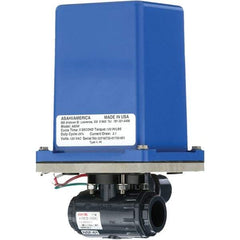 Asahi/America - Actuated Ball Valves   Actuator Type: Electric    Pipe Size: 1-1/2 (Inch) - Eagle Tool & Supply