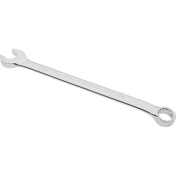 Blackhawk by Proto - 14mm 12 Point Offset Combination Wrench - 15° Offset Angle, 8-46/73" OAL, Steel, Chrome Finish - Eagle Tool & Supply